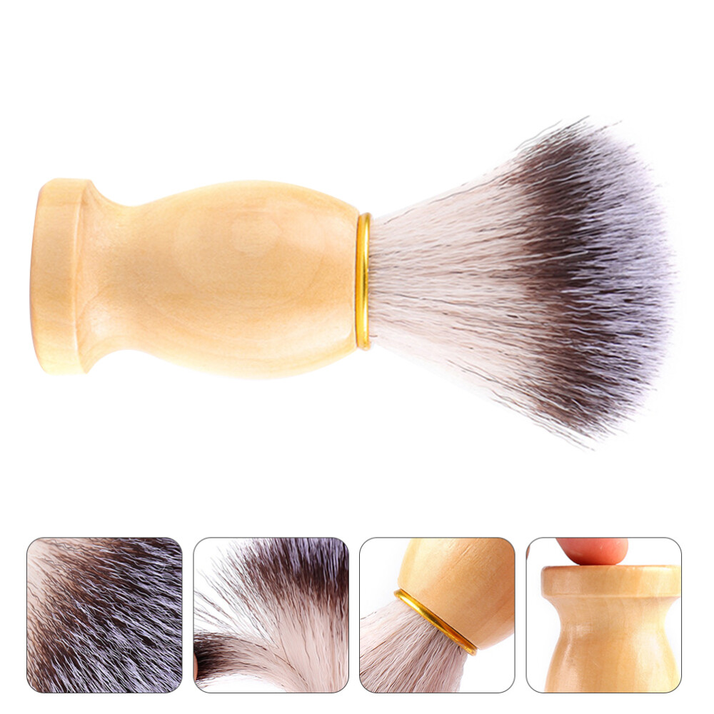 Wood Handle Shaving Brush Beard Care Brush Badger Hair Brush