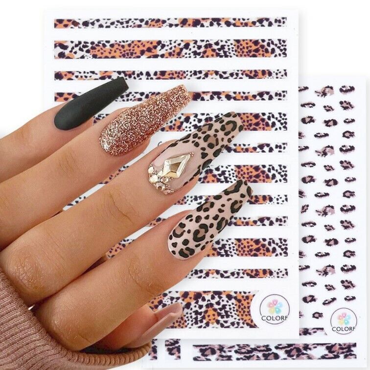 20+ Cute Leopard Print Nails For Fall - The Glossychic | Nails, Gel nails, Cheetah  print nails