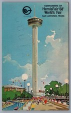 1968 World's Fair Hemisfair San Antonio QSL CARD Vintage Postcard, Photo #2485