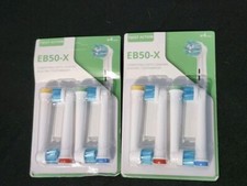 EB50-X Twist Action Brush Heads: Ultimate Clean 2 pack of 4