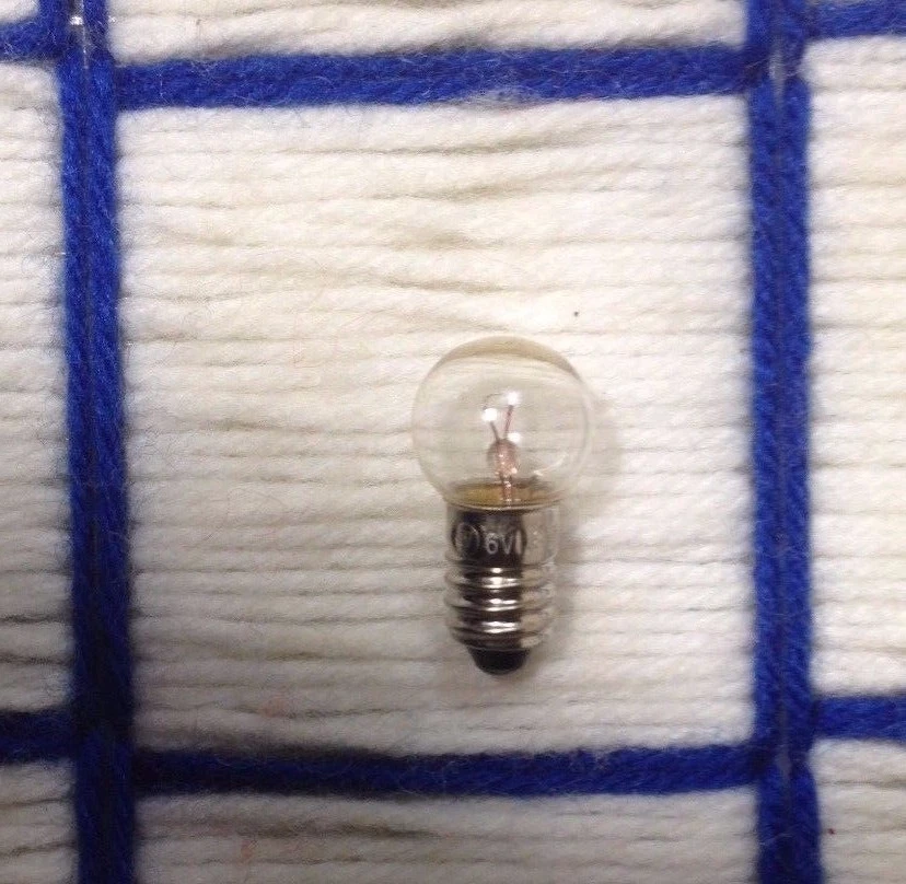 clear 6V tea LIGHT bulb for 4 AA batteries 1.8 watt flashlight G4.5 globe #31 - Image 4 of 4