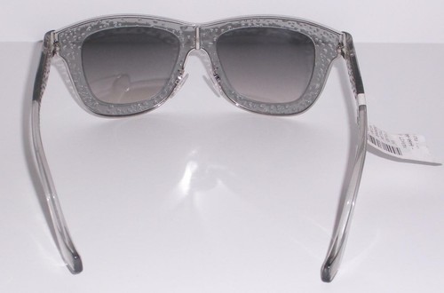 NEW Balenciaga BA55 20B Clear Grey Sunglasses 52-19-140 - Picture 6 of 11