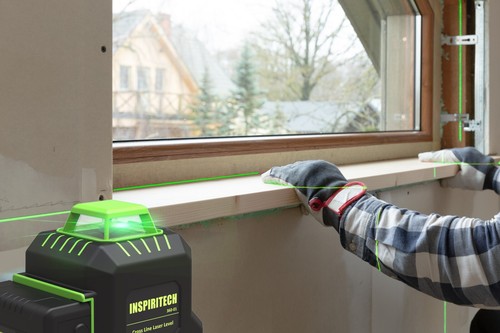INSPIRITECH Laser Level with Tripod for Picture hanging & Tiling Wall Ceiling - Picture 22 of 23