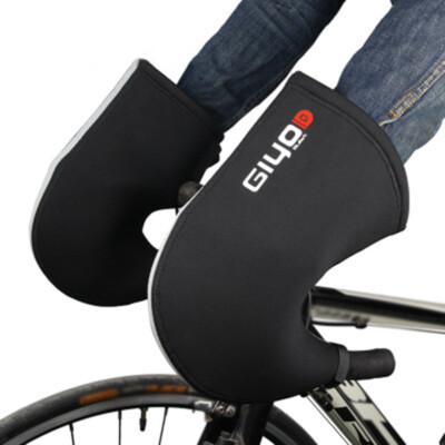 GIYO Winter Fahrrad Regendichte Handschuhe Warme Fäustlinge Fäustlinge Regenfest City Rennrad
