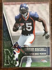 2006 #18 Brandon Marshall Upper Deck Rookie Premiere Box Set Denver Broncos