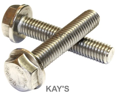 Viti Testa Esagonale Flangiata A2 Acciaio Inox &ndash; Metriche M5, M6, M8 &ndash; Nuts About Bolts