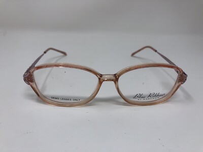 Blue Ribbon Eyeglasses Frame BR38 Rose Blush 50-14-135 Full Rim Z814
