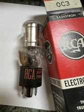 Vintage RCA 0C3 Tube Nos Tested 