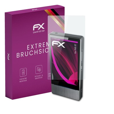 atFoliX Glasfolie für FiiO X7 Displayfolie 9H Schutzpanzer Displayschutzfolie