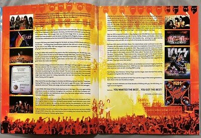 Kiss Alive 35 Sonic Boom Concert Program Tour Book Excellent