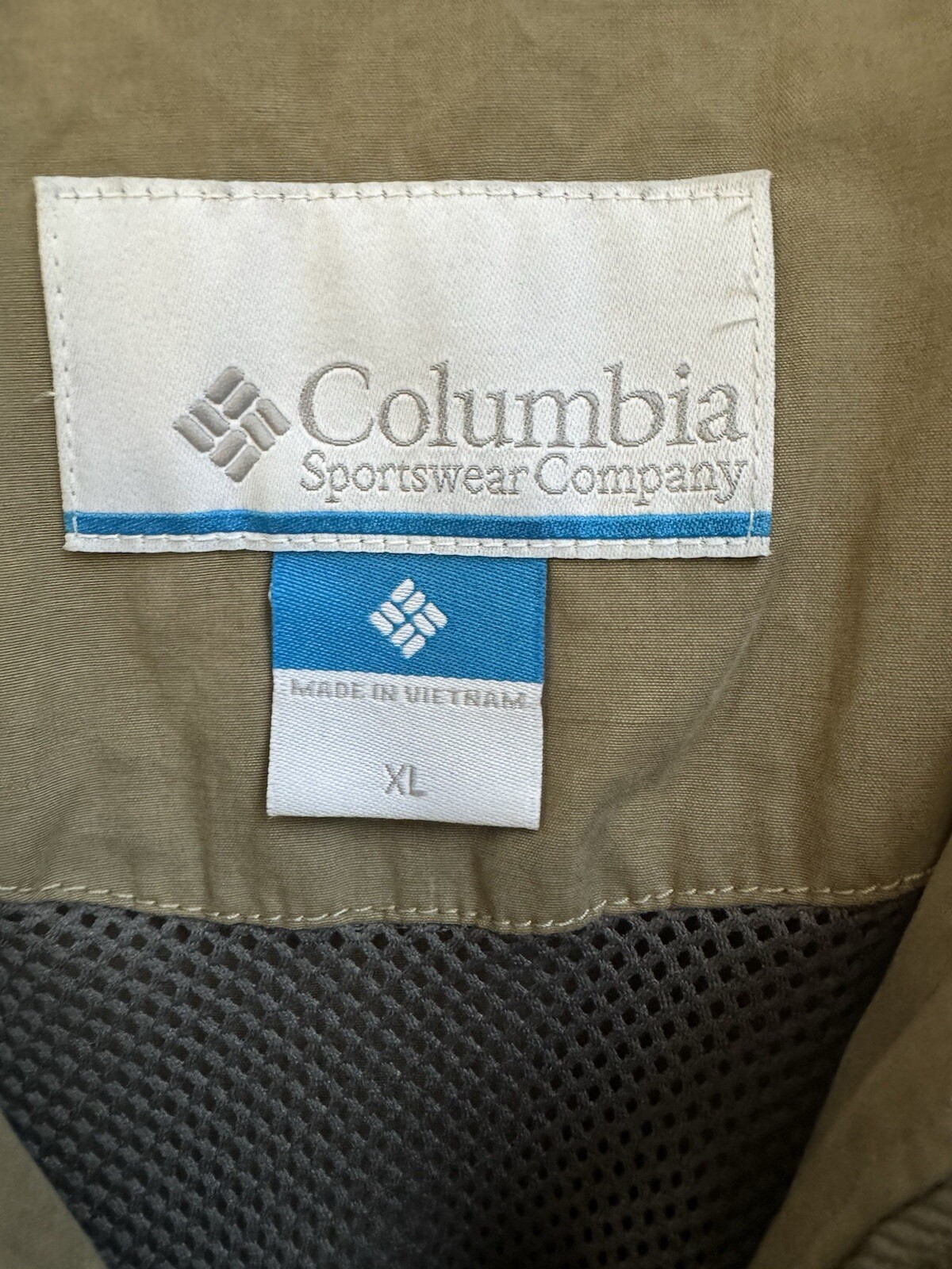 Columbia jacket Army Green Softshell Collared Full Zip Lined Jacket men's XL thumbnail 7