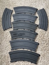 Tyco 12 Radius Track Number 5977, Lot Of 8 Slot cars