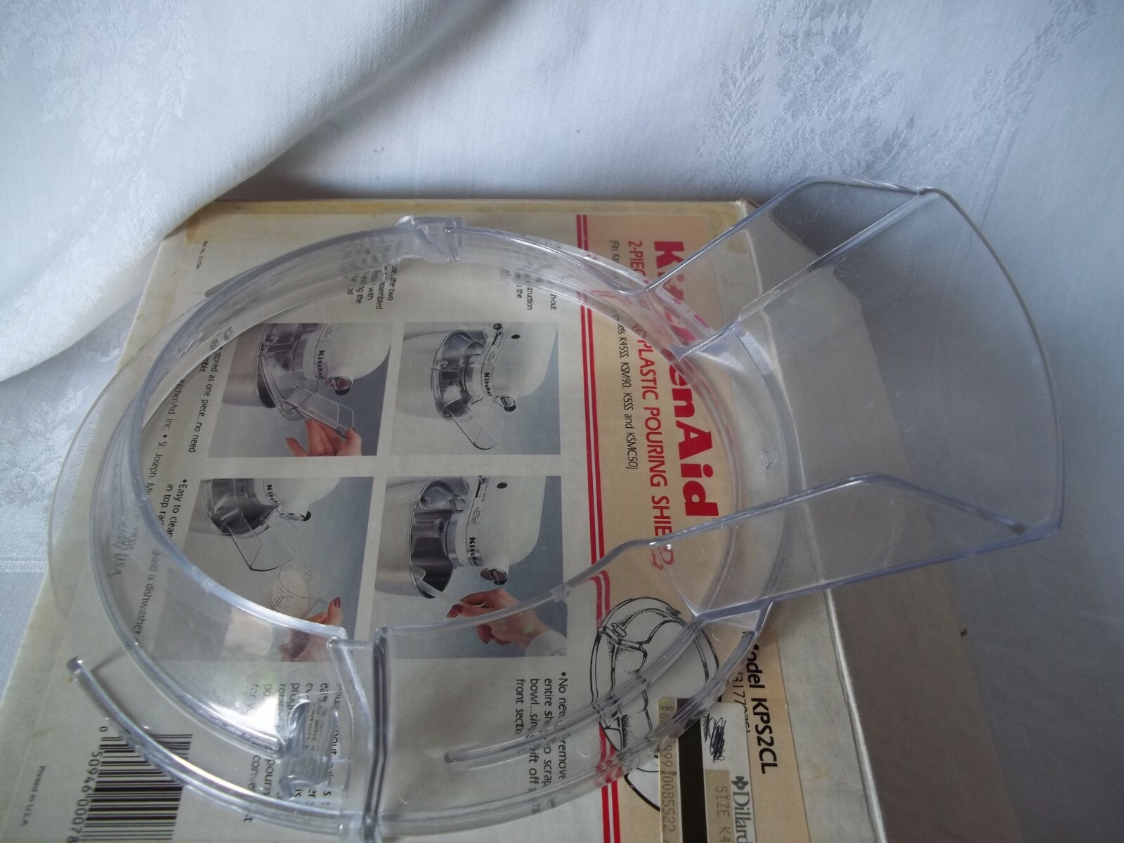 KitchenAid 2 Piece Pouring Shield Clear KPS2CL 50946968193 eBay