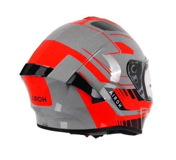 Casco de moto Airoh Spark 2 Chrono cara completa ECE2206 naranja brillante Foto 3 de 4