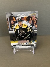 2019-20 Upper Deck MVP Silver Script #8 Marcus Johansson Serial# 23/25 Bruins