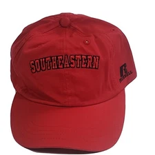 Russell Atheletic Hat Southeastern Embroidered Adjustable Strap Baseball Cap
