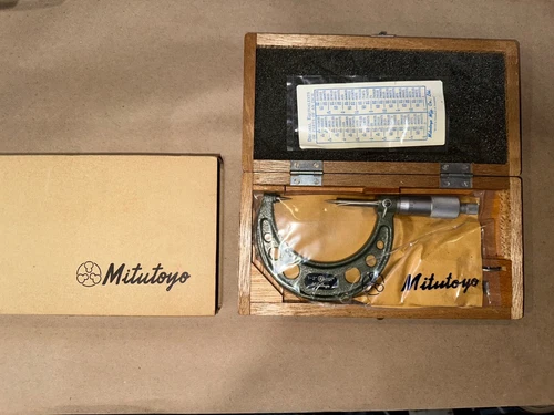 Mitutoyo Point Micrometer No. 112-178 1-2" .001"