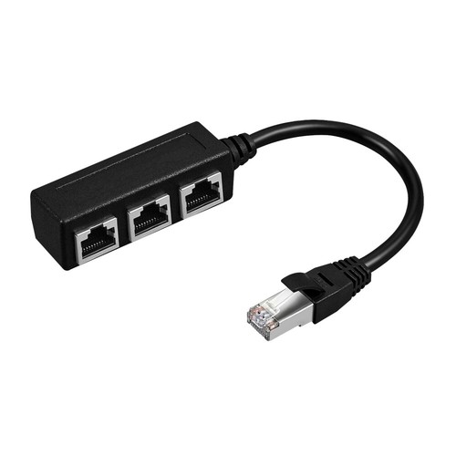 RJ45 Adapterkabel Netzwerksplitter Ethernet Netzwerk-Splitter-Adapter - Bild 4 von 12