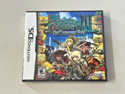 NEU! Etrian Odyssey III: The Drowned City (Nintendo DS) Authentic Factory Sealed