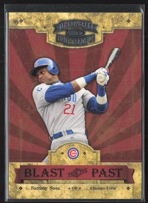 2004 Donruss Throwback Threads Sammy Sosa #BP-22 Blast From the Past #/1500