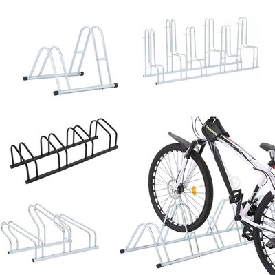 Boden Fahrradständer Bodenständer Aufstellständer Fahrradhalter Stahl