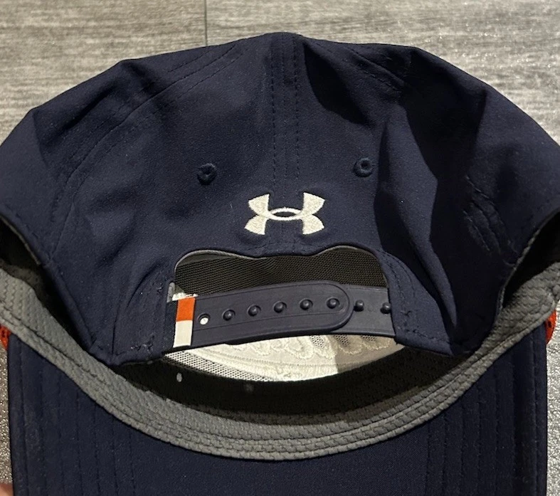 ¡¡NUEVO!! Sombrero de golf Under Armour Auburn Tigers cuerda con guión azul marino NUNCA USADO Foto 2 de 4