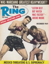 THE RING 12 1969 Rocky Marciano Sonny Liston Archie Moore Bob Foster