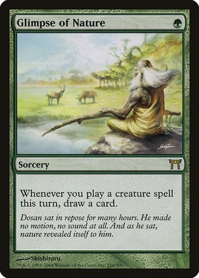 MTG Glimpse of Nature CHK English NM