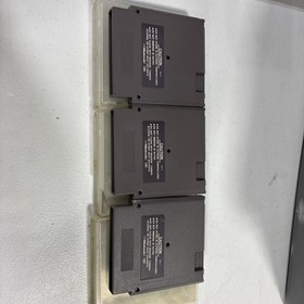 3 Totali - WWF Wrestlemania Nintendo / Burgertime / To The Earth NES Giochi