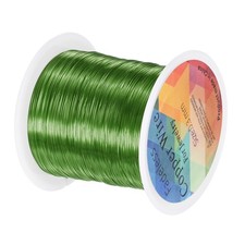 0.3mmx100m Jewelry Wire, 28 Gauge 328FT Craft Wire Copper Wire, Green