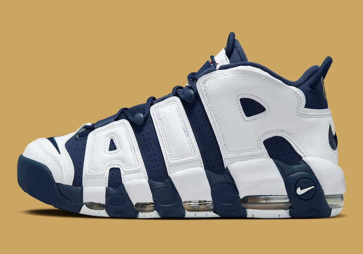 Nike Air More Uptempo White Midnight Navy for Sale | Authenticity