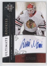 2009-10 Upper Deck Ultimate Collection Rookies 225/299 Antti Niemi #122 Auto 0o9