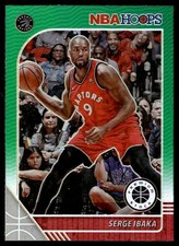 2019-20 Hoops Premium Stock Green Prizm Serge Ibaka Toronto Raptors #180