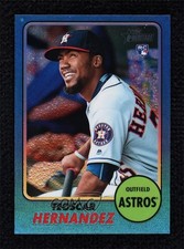 2017 Topps Heritage High Number Chrome Blue Refractor 6/68 Teoscar Hernandez v3x