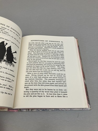 1987 PINOCCHIO CARLO COLLODI Children's Classic HARDCOVER BOOK Illustrated Kids - Picture 11 of 13