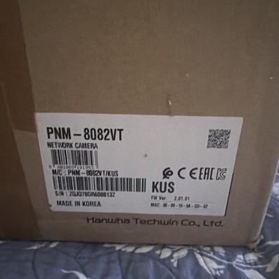 Hanwha PNM-8082VT  Multi-sensor Camera  And Hanging Drop Pole Mount Adapter