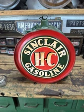 Vintage 1920’s Rocker Oil Can Sinclair H-C Gasoline