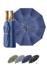 Large 45/50 Inch Umbrellas for rain Strong10 Ribs Fiberglass Umbrella Windpro...
