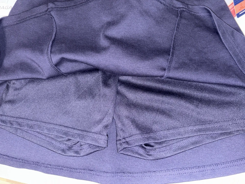 ¡NUEVO CON ETIQUETAS! Falda Escolar French Toast 14 16 XL Niña Azul Marino Skort Cintura Elástica Foto 3 de 4