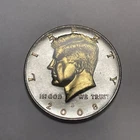 DANBURY MINT 2008 D KENNEDY HALF DOLLAR GOLD & SILVER Colored United State COIN