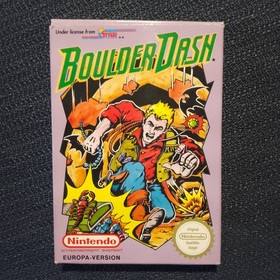 BOULDER DASH NES TOP OVP * Getestet * Modul + OVP***