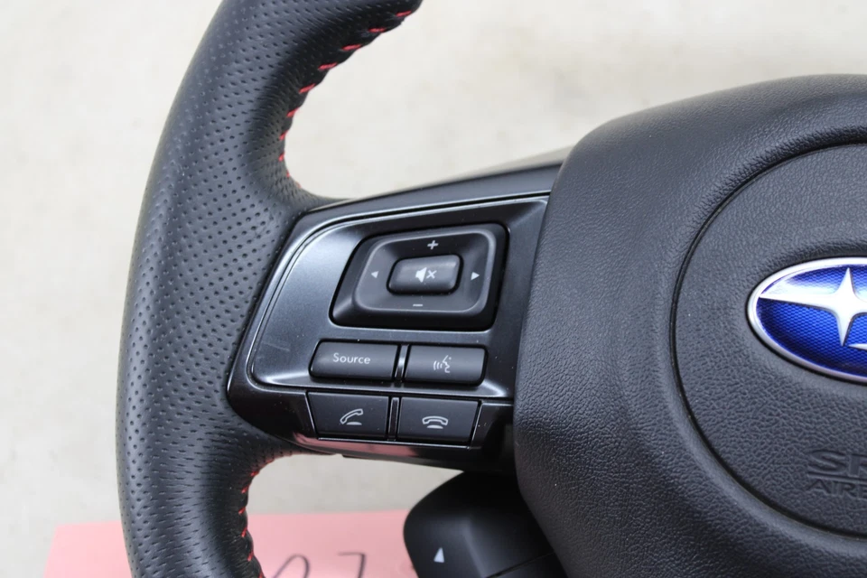 Conjunto de volante Subaru WRX STI 2018-2021 OEM LU72 Foto 3 de 4