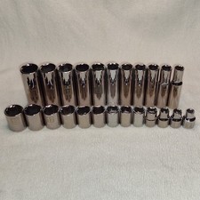 Craftsman 24pc 38 Drive Metric Deepshallow Socket Set Most 6pt 22 Usa 23 Craftsman 24pc 38 Drive Metric Deepshallow Socket Set Most 6pt 22 Usa 23