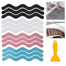 24 Pcs Non Slip Shower Sticker Adhesive Strips for Bathroom Floor Tub Stairs