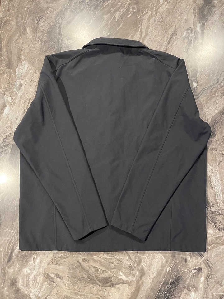 Port Authority Black Fleece Lined Full Zip Body Armor Soft Shell Jacket Mens 2XL - Image 2 of 4