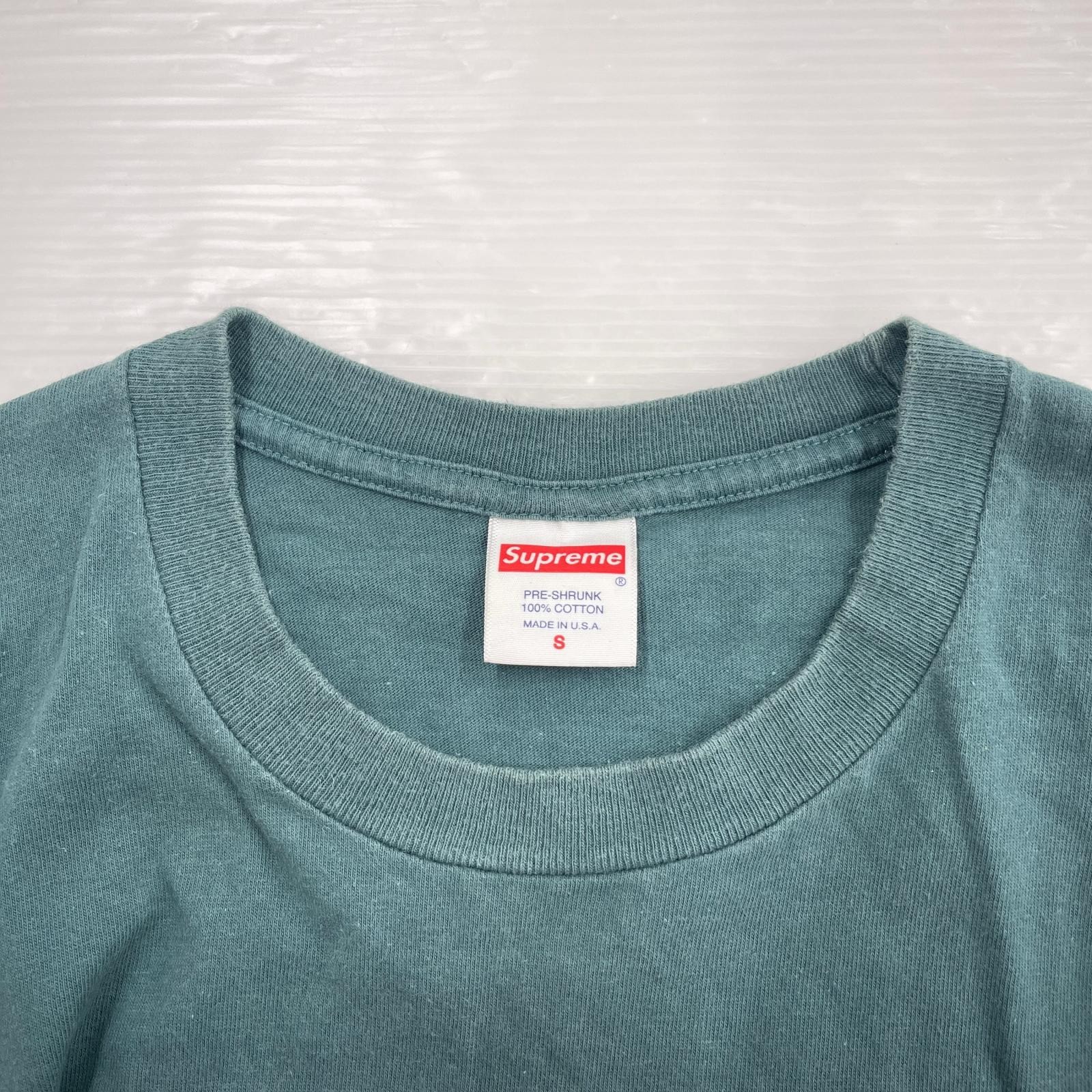 Supreme Printed crew neckShort sleeve T-shirt sizeS/green made in USA 3