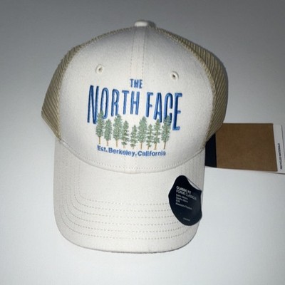 The North Face Trucker Hat Adjustable Mesh Back White Beige Men Outdoor