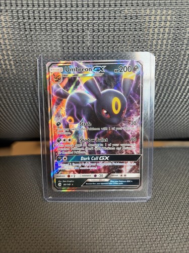 2017 POKEMON SUN & MOON #80 UMBREON GX