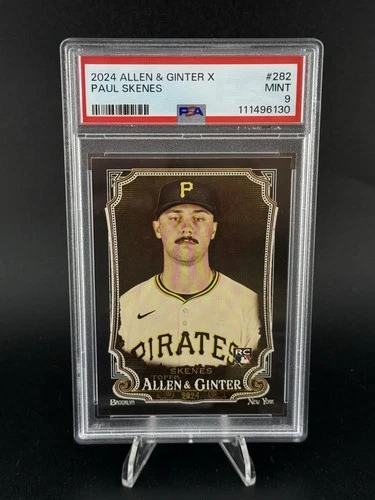 2024 Topps Allen & Ginter X Paul Skenes #282 PSA 9 MINT Rookie RC
