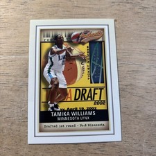 2002 Fleer Authentix WNBA 106 Tamika Williams Rookie Serial #1803/2002